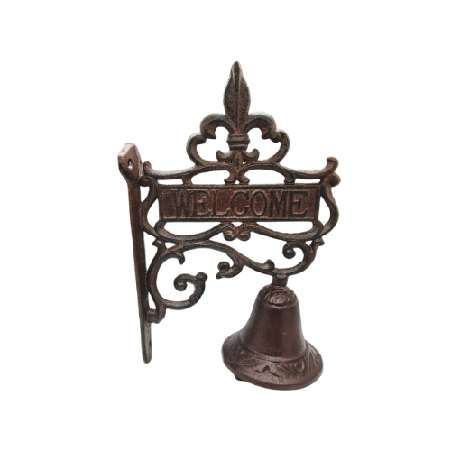 CAMPANA DE PARED BIENVENIDOS VINTAGE