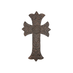 [LA973] CRUZ FLORAL DECORATIVA DE PARED VINTAGE