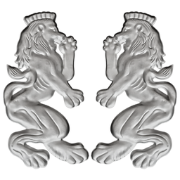 [9062] LEONES ESTAMPADOS (PAR)